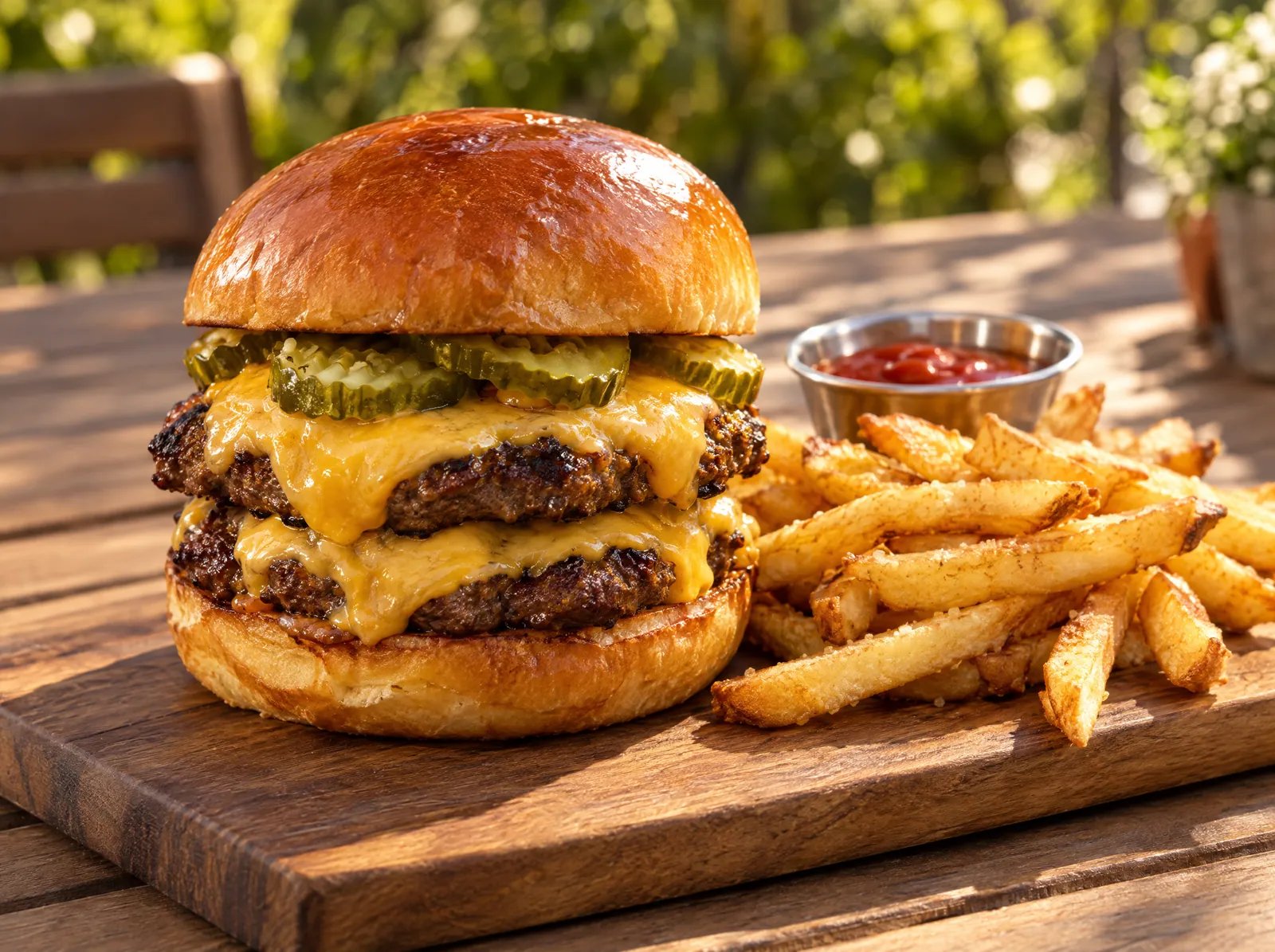 Burger doble queso