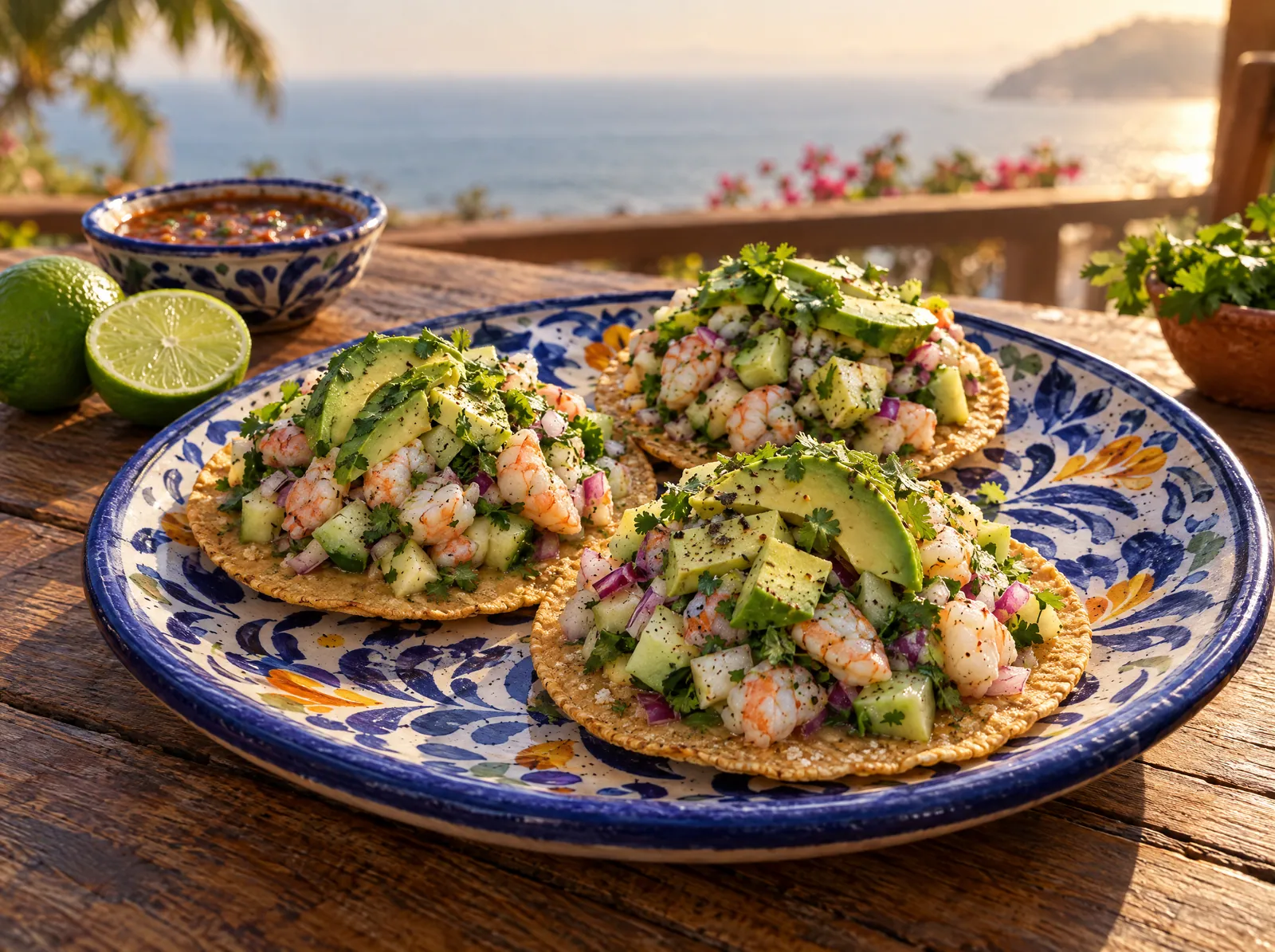 Tostadas de ceviche